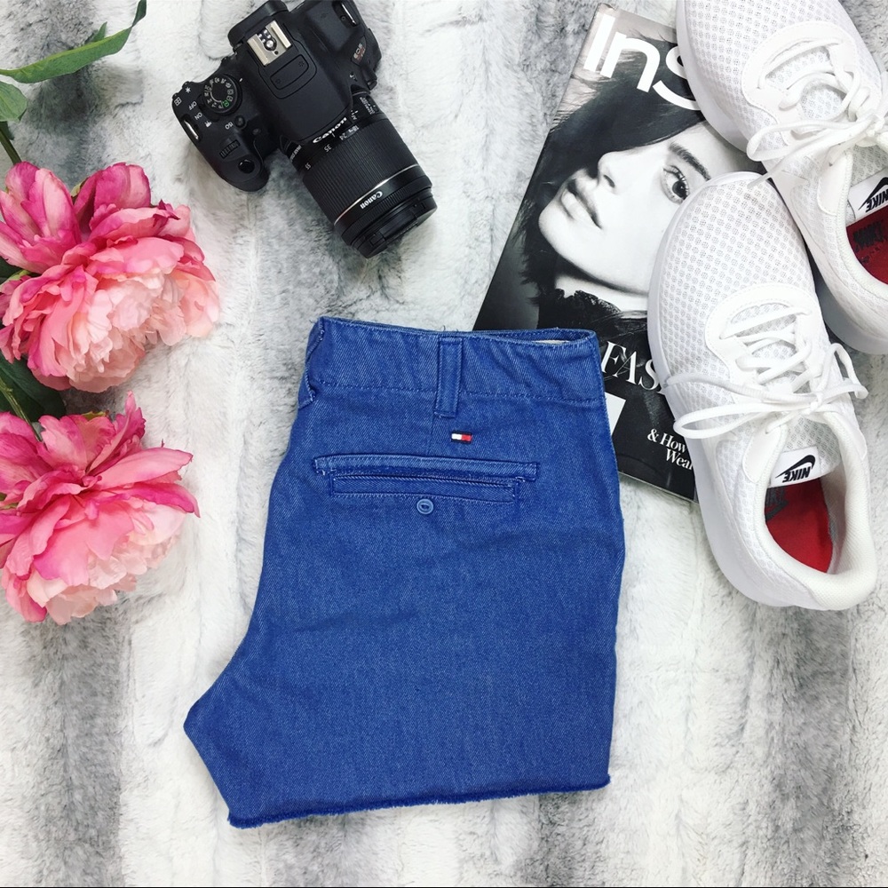 tommy hilfiger • vintage denim shorts - Picture 1 of 5